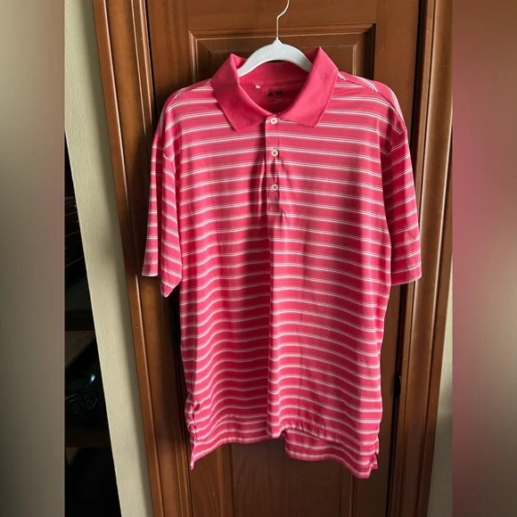 3 Adidas Climalite Polo Golf Shirts Sz Small Good Condition-Mark On Orange Shirt - Picture 9 of 11